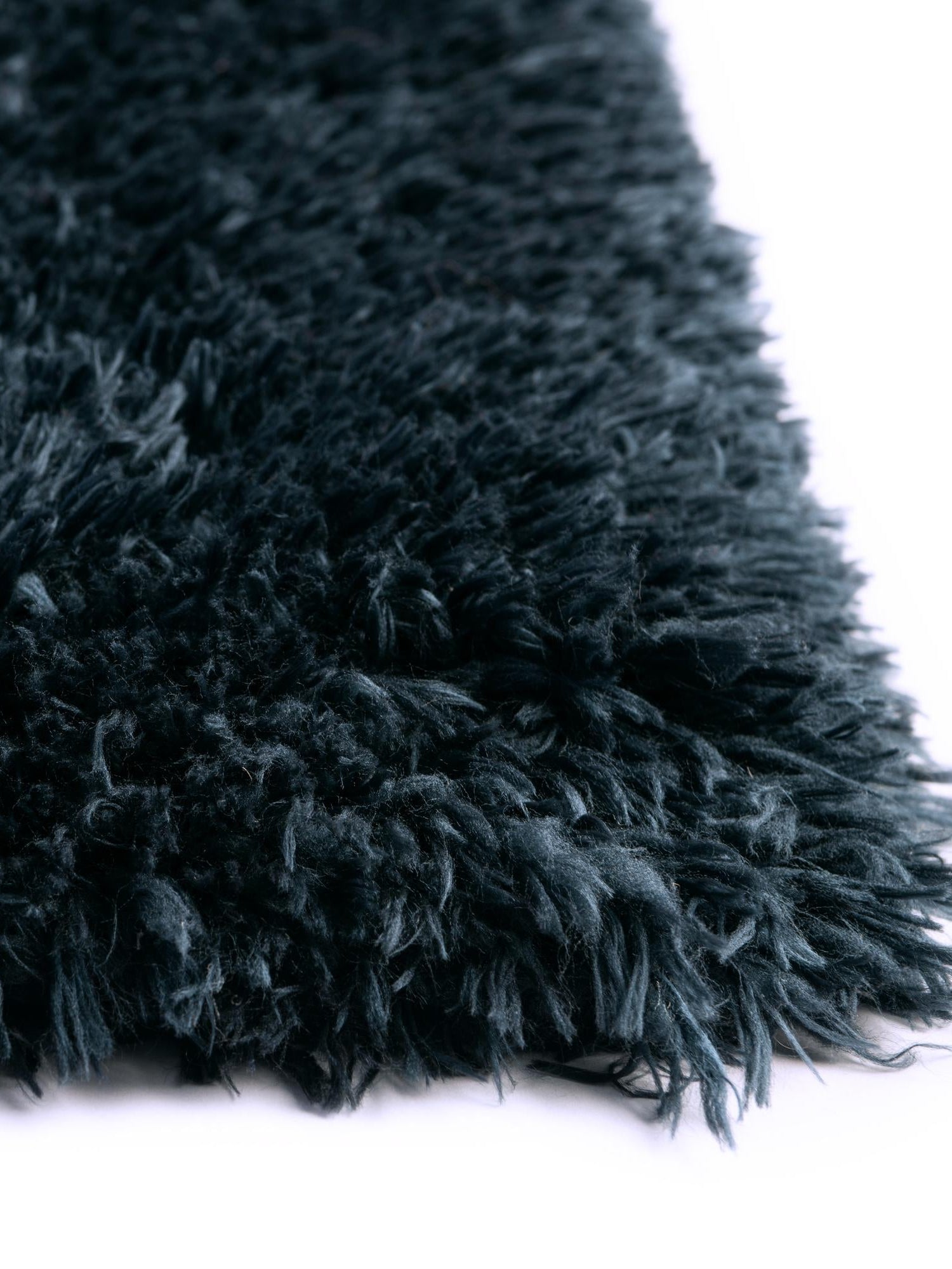 Cobalt 8' x 11' Infinity Shag Rectangle Area Rug Thick Soft Touch Fluffy & Plush Shaggy Pile 100% Polypropylene With Jute Backing Solid Color Minimalist Carpet for Sale at Rug Engine