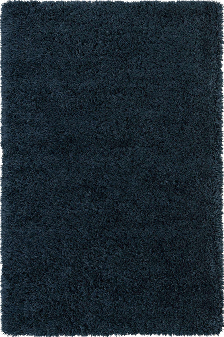 Cobalt 5' 1 x 8' Infinity Shag Rectangle Area Rug Thick Soft Touch Fluffy & Plush Shaggy Pile 100% Polypropylene With Jute Backing Solid Color Minimalist Carpet for Sale at Rug Engine