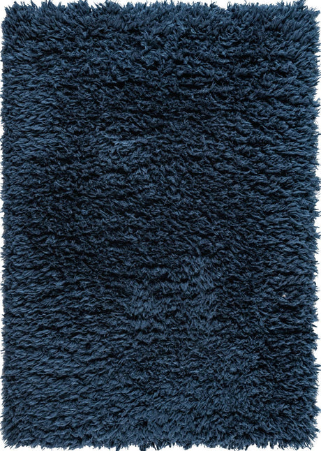 Cobalt 2' x 3' Infinity Shag Rectangle Area Rug Thick Soft Touch Fluffy & Plush Shaggy Pile 100% Polypropylene With Jute Backing Solid Color Minimalist Carpet for Sale at Rug Engine