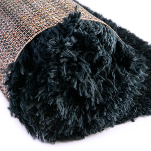 Cobalt 2' 7 x 13' 1 Infinity Shag Runner Area Rug Thick Soft Touch Fluffy & Plush Shaggy Pile 100% Polypropylene With Jute Backing Solid Color Minimalist Carpet for Sale at Rug Engine