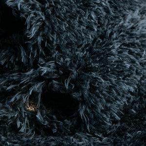 Cobalt 2' 7 x 13' 1 Infinity Shag Runner Area Rug Thick Soft Touch Fluffy & Plush Shaggy Pile 100% Polypropylene With Jute Backing Solid Color Minimalist Carpet for Sale at Rug Engine