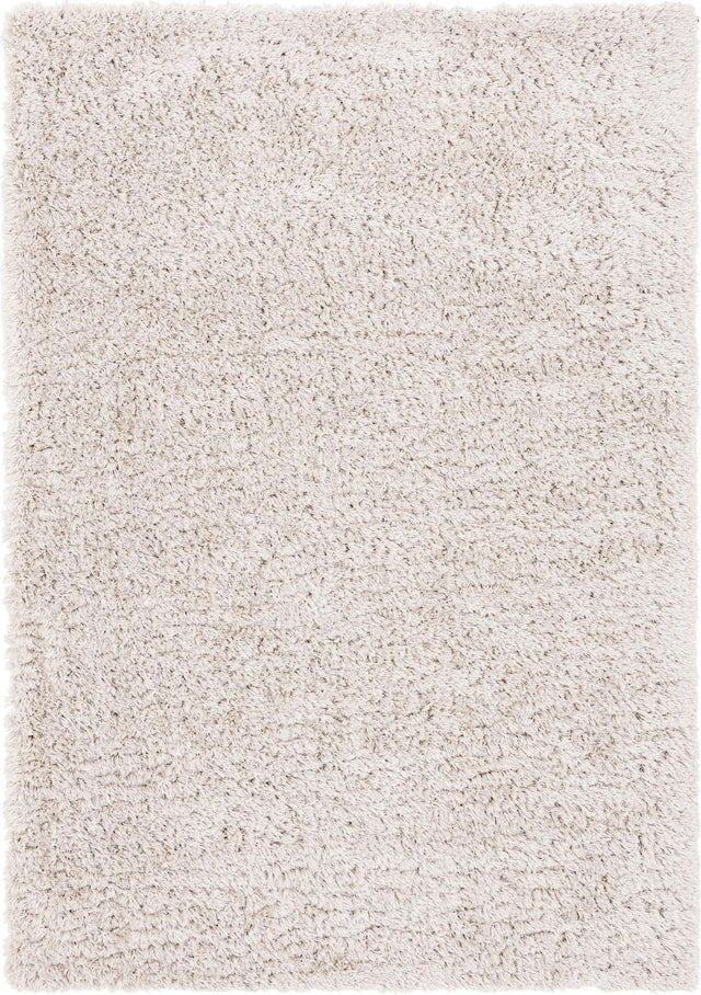 Linen 7' 1 x 10' Infinity Shag Rectangle Area Rug Thick Soft Touch Fluffy & Plush Shaggy Pile 100% Polypropylene With Jute Backing Solid Color Minimalist Carpet for Sale at Rug Engine