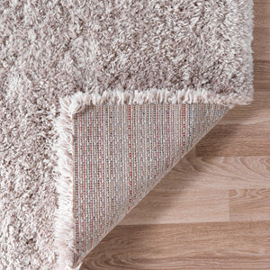 Linen 10' x 13' 1 Infinity Shag Rectangle Area Rug Thick Soft Touch Fluffy & Plush Shaggy Pile 100% Polypropylene With Jute Backing Solid Color Minimalist Carpet for Sale at Rug Engine