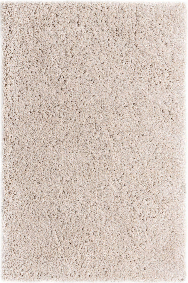 Linen 5' 1 x 8' Infinity Shag Rectangle Area Rug Thick Soft Touch Fluffy & Plush Shaggy Pile 100% Polypropylene With Jute Backing Solid Color Minimalist Carpet for Sale at Rug Engine