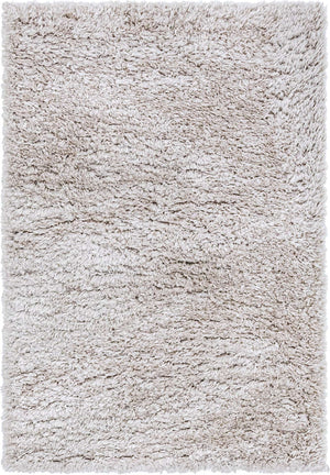 Linen 2' x 3' Infinity Shag Rectangle Area Rug Thick Soft Touch Fluffy & Plush Shaggy Pile 100% Polypropylene With Jute Backing Solid Color Minimalist Carpet for Sale at Rug Engine