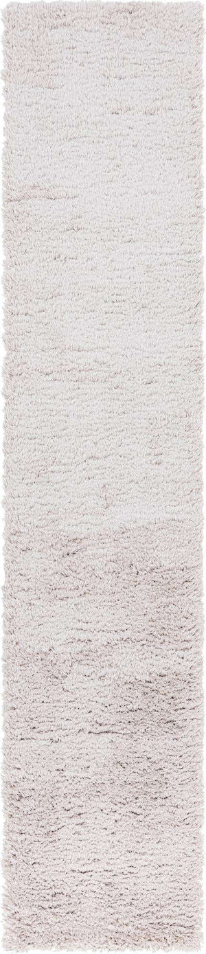 Linen 2' 7 x 13' 1 Infinity Shag Runner Area Rug Thick Soft Touch Fluffy & Plush Shaggy Pile 100% Polypropylene With Jute Backing Solid Color Minimalist Carpet for Sale at Rug Engine