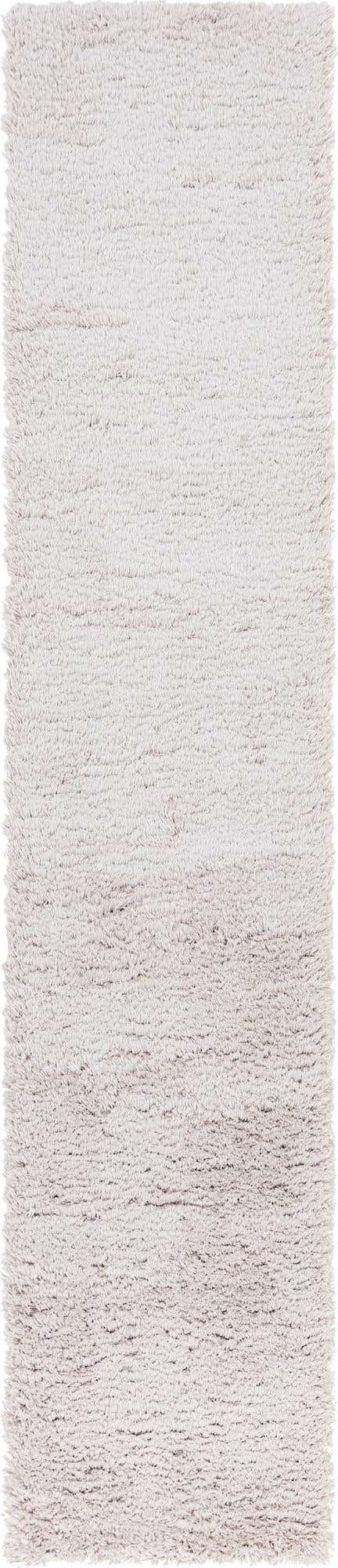 Linen 2' 7 x 13' 1 Infinity Shag Runner Area Rug Thick Soft Touch Fluffy & Plush Shaggy Pile 100% Polypropylene With Jute Backing Solid Color Minimalist Carpet for Sale at Rug Engine