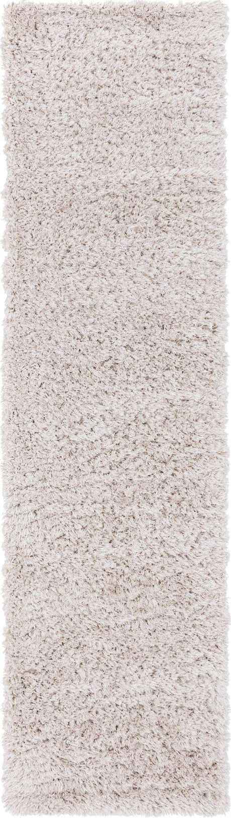 Linen 2' 7 x 10' Infinity Shag Runner Area Rug Thick Soft Touch Fluffy & Plush Shaggy Pile 100% Polypropylene With Jute Backing Solid Color Minimalist Carpet for Sale at Rug Engine