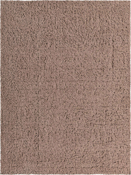 Khaki 9' x 12' Infinity Shag Rectangle Area Rug Thick Soft Touch Fluffy & Plush Shaggy Pile 100% Polypropylene With Jute Backing Solid Color Minimalist Carpet for Sale at Rug Engine