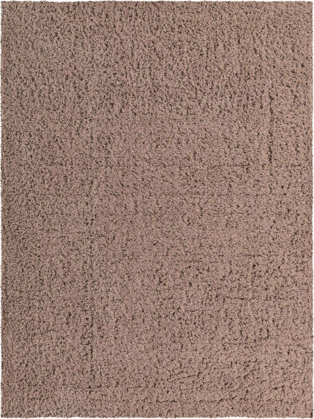 Khaki 9' x 12' Infinity Shag Rectangle Area Rug Thick Soft Touch Fluffy & Plush Shaggy Pile 100% Polypropylene With Jute Backing Solid Color Minimalist Carpet for Sale at Rug Engine