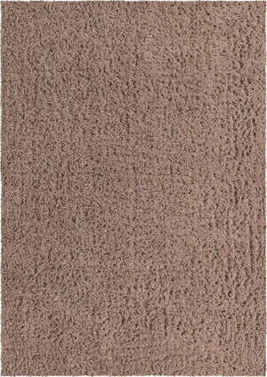 Khaki 8' x 11' Infinity Shag Rectangle Area Rug Thick Soft Touch Fluffy & Plush Shaggy Pile 100% Polypropylene With Jute Backing Solid Color Minimalist Carpet for Sale at Rug Engine