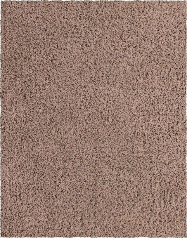 Khaki 8' x 10' Infinity Shag Rectangle Area Rug Thick Soft Touch Fluffy & Plush Shaggy Pile 100% Polypropylene With Jute Backing Solid Color Minimalist Carpet for Sale at Rug Engine