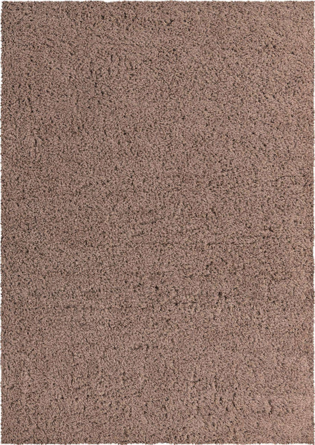Khaki 7' 1 x 10' Infinity Shag Rectangle Area Rug Thick Soft Touch Fluffy & Plush Shaggy Pile 100% Polypropylene With Jute Backing Solid Color Minimalist Carpet for Sale at Rug Engine