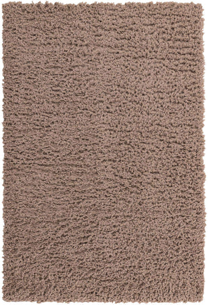 Khaki 6' 1 x 9' Infinity Shag Rectangle Area Rug Thick Soft Touch Fluffy & Plush Shaggy Pile 100% Polypropylene With Jute Backing Solid Color Minimalist Carpet for Sale at Rug Engine