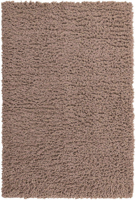 Khaki 6' 1 x 9' Infinity Shag Rectangle Area Rug Thick Soft Touch Fluffy & Plush Shaggy Pile 100% Polypropylene With Jute Backing Solid Color Minimalist Carpet for Sale at Rug Engine