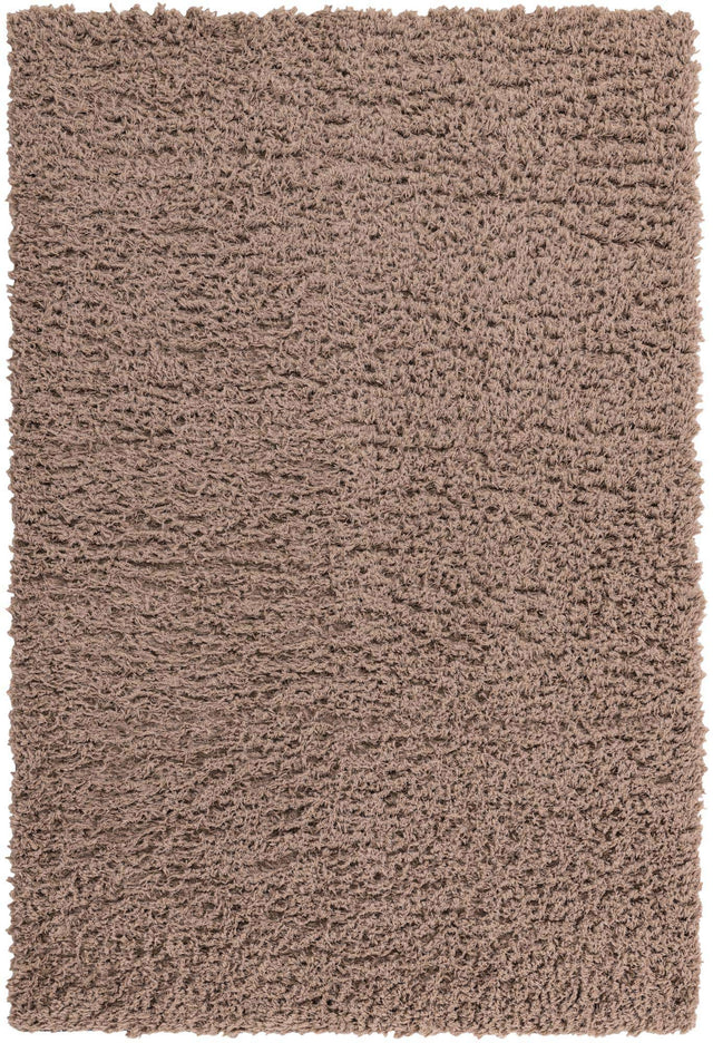 Khaki 6' 1 x 9' Infinity Shag Rectangle Area Rug Thick Soft Touch Fluffy & Plush Shaggy Pile 100% Polypropylene With Jute Backing Solid Color Minimalist Carpet for Sale at Rug Engine