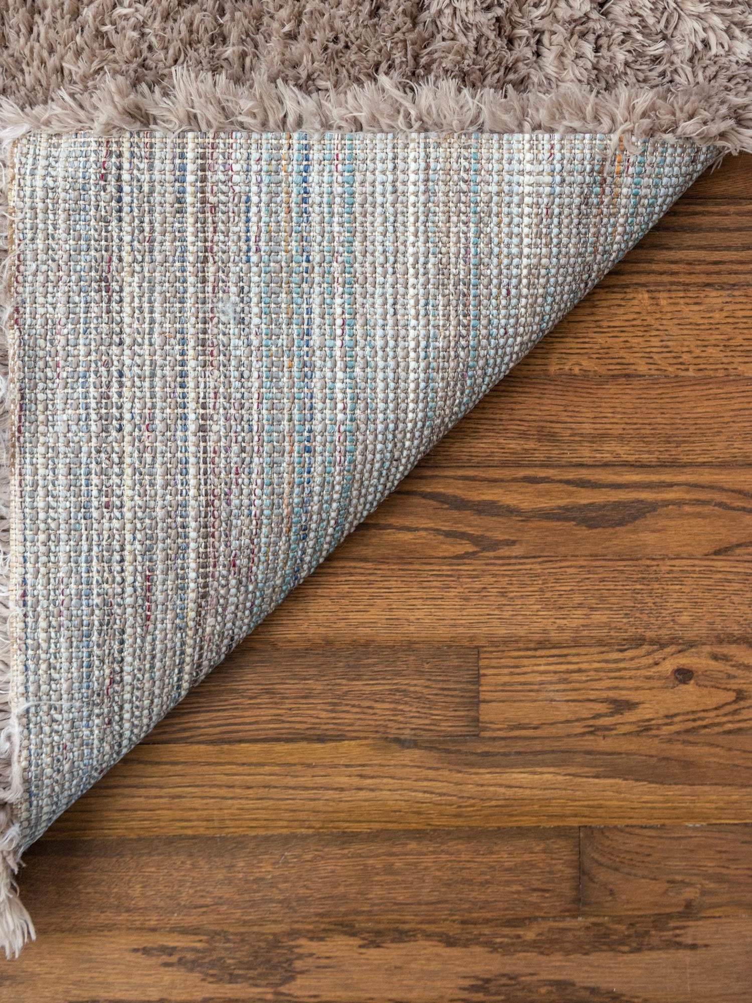 Khaki 7' 1 x 10' Infinity Shag Rectangle Area Rug Thick Soft Touch Fluffy & Plush Shaggy Pile 100% Polypropylene With Jute Backing Solid Color Minimalist Carpet for Sale at Rug Engine
