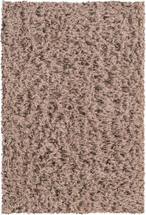 Khaki 2' x 3' Infinity Shag Rectangle Area Rug Thick Soft Touch Fluffy & Plush Shaggy Pile 100% Polypropylene With Jute Backing Solid Color Minimalist Carpet for Sale at Rug Engine