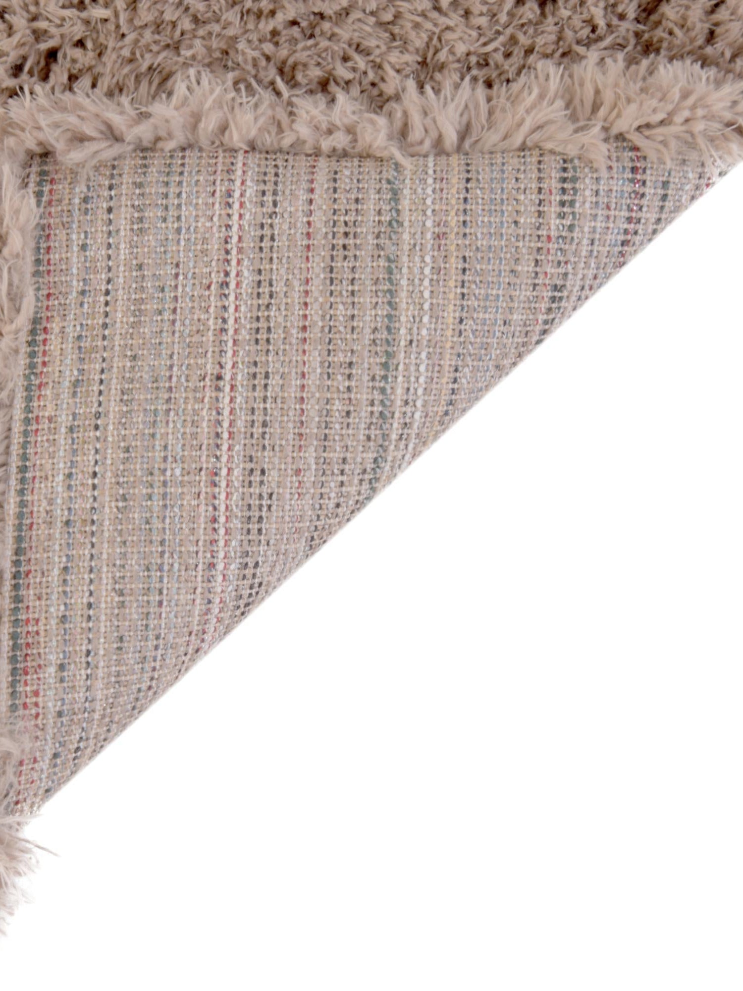 Khaki 2' 7 x 13' 1 Infinity Shag Runner Area Rug Thick Soft Touch Fluffy & Plush Shaggy Pile 100% Polypropylene With Jute Backing Solid Color Minimalist Carpet for Sale at Rug Engine