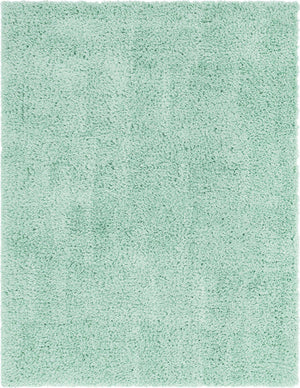 Cyan 10' x 13' 1 Infinity Shag Rectangle Area Rug Thick Soft Touch Fluffy & Plush Shaggy Pile 100% Polypropylene With Jute Backing Solid Color Minimalist Carpet for Sale at Rug Engine