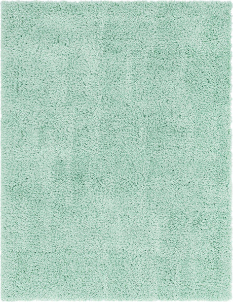 Cyan 10' x 13' 1 Infinity Shag Rectangle Area Rug Thick Soft Touch Fluffy & Plush Shaggy Pile 100% Polypropylene With Jute Backing Solid Color Minimalist Carpet for Sale at Rug Engine