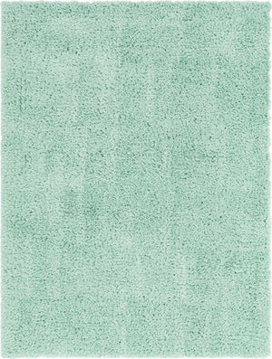 Cyan 9' x 12' Infinity Shag Rectangle Area Rug Thick Soft Touch Fluffy & Plush Shaggy Pile 100% Polypropylene With Jute Backing Solid Color Minimalist Carpet for Sale at Rug Engine