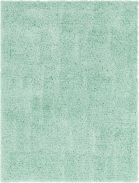 Cyan 9' x 12' Infinity Shag Rectangle Area Rug Thick Soft Touch Fluffy & Plush Shaggy Pile 100% Polypropylene With Jute Backing Solid Color Minimalist Carpet for Sale at Rug Engine