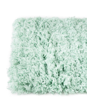 Cyan 9' x 12' Infinity Shag Rectangle Area Rug Thick Soft Touch Fluffy & Plush Shaggy Pile 100% Polypropylene With Jute Backing Solid Color Minimalist Carpet for Sale at Rug Engine