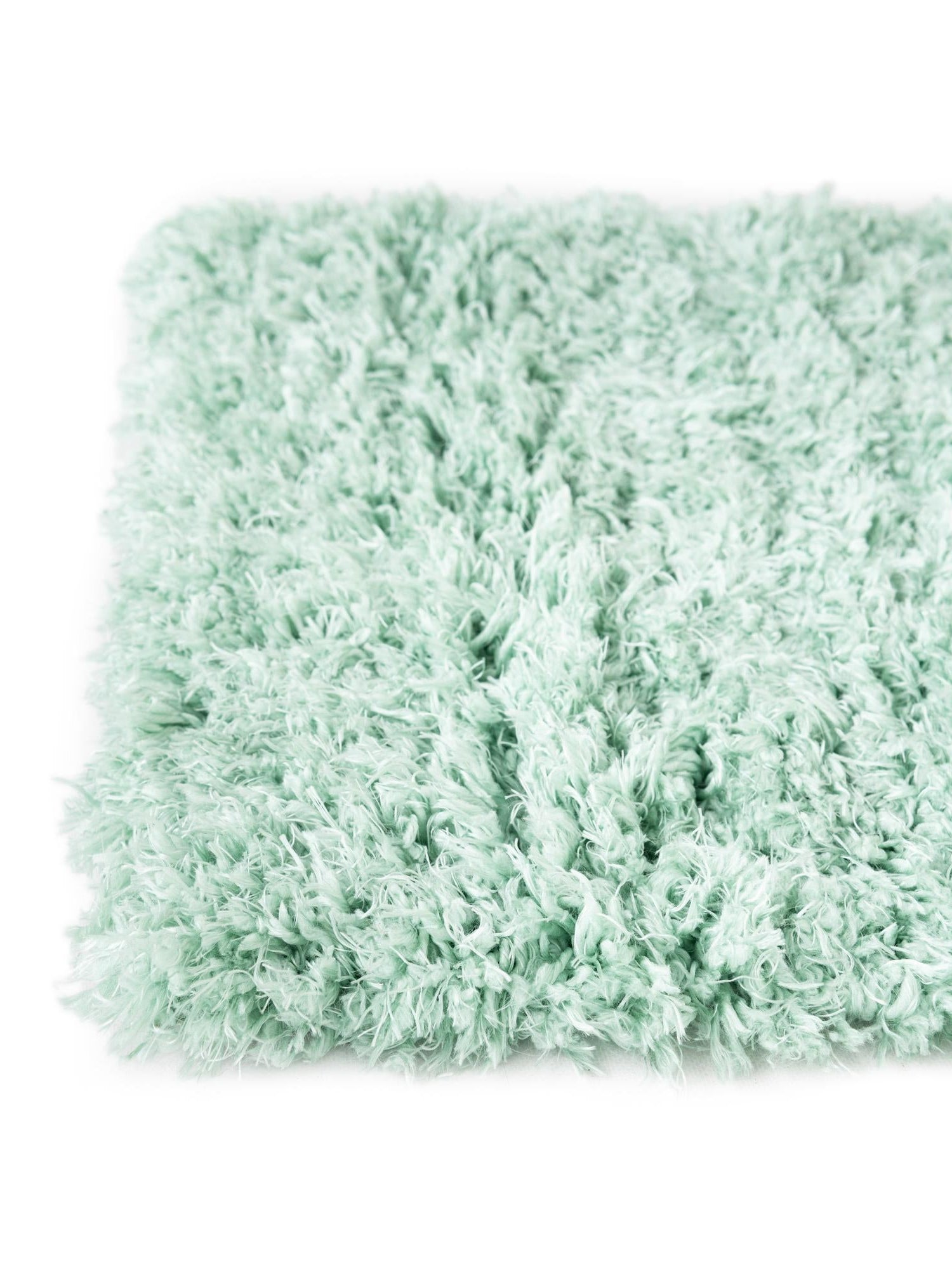 Cyan 3' 3 x 5' 3 Infinity Shag Rectangle Area Rug Thick Soft Touch Fluffy & Plush Shaggy Pile 100% Polypropylene With Jute Backing Solid Color Minimalist Carpet for Sale at Rug Engine