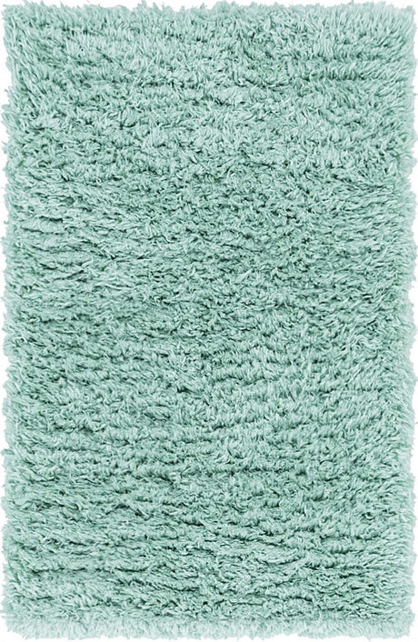 Cyan 2' x 3' Infinity Shag Rectangle Area Rug Thick Soft Touch Fluffy & Plush Shaggy Pile 100% Polypropylene With Jute Backing Solid Color Minimalist Carpet for Sale at Rug Engine