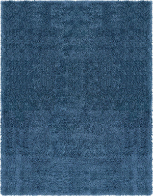 Aegean Blue 10' x 13' 1 Infinity Shag Rectangle Area Rug Thick Soft Touch Fluffy & Plush Shaggy Pile 100% Polypropylene With Jute Backing Solid Color Minimalist Carpet for Sale at Rug Engine