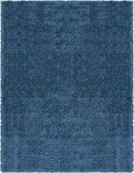Aegean Blue 10' x 13' 1 Infinity Shag Rectangle Area Rug Thick Soft Touch Fluffy & Plush Shaggy Pile 100% Polypropylene With Jute Backing Solid Color Minimalist Carpet for Sale at Rug Engine