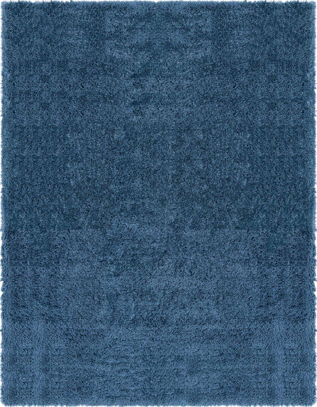 Aegean Blue 10' x 13' 1 Infinity Shag Rectangle Area Rug Thick Soft Touch Fluffy & Plush Shaggy Pile 100% Polypropylene With Jute Backing Solid Color Minimalist Carpet for Sale at Rug Engine