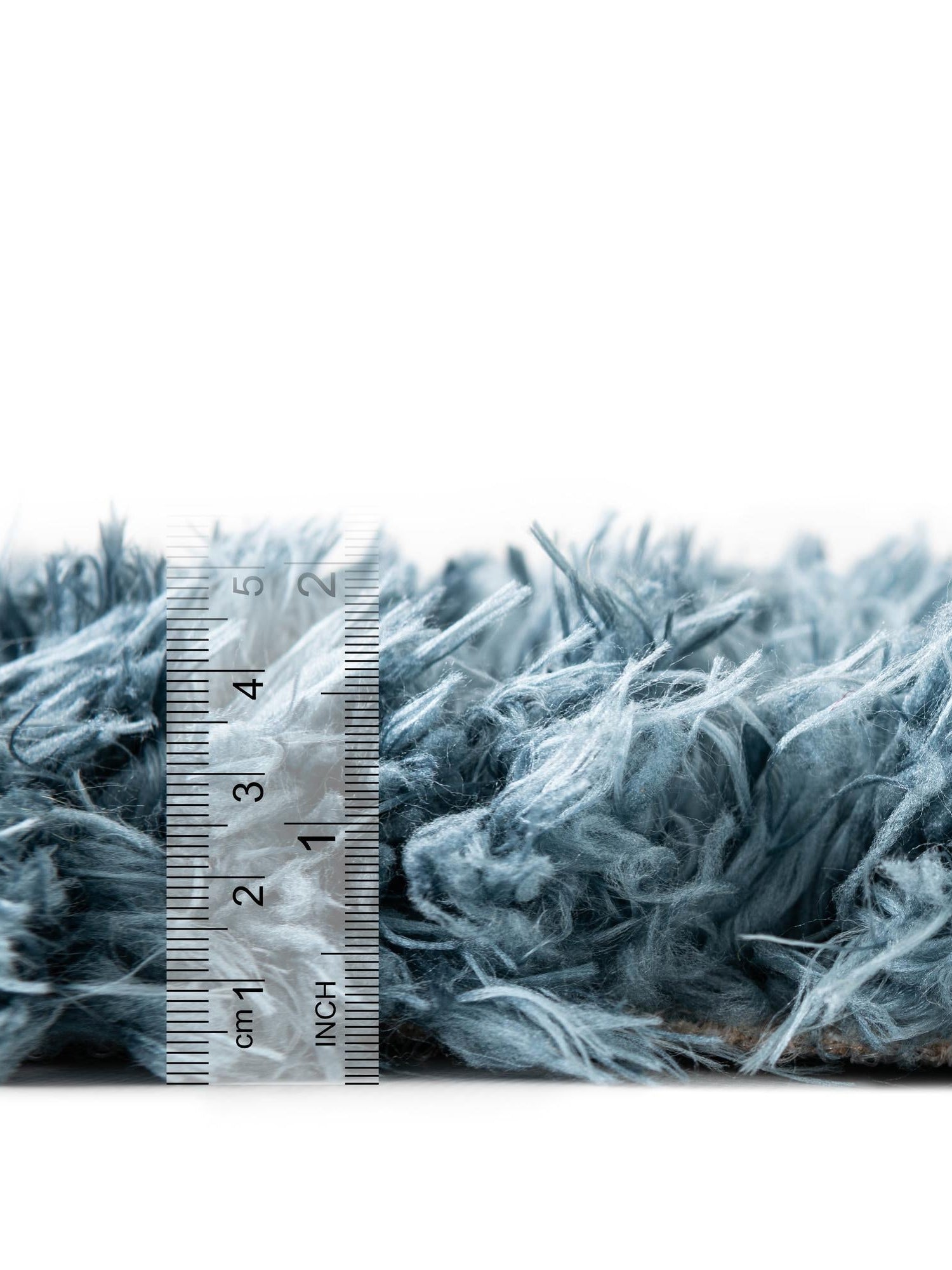 Aegean Blue 3' 3 x 5' 3 Infinity Shag Rectangle Area Rug Thick Soft Touch Fluffy & Plush Shaggy Pile 100% Polypropylene With Jute Backing Solid Color Minimalist Carpet for Sale at Rug Engine