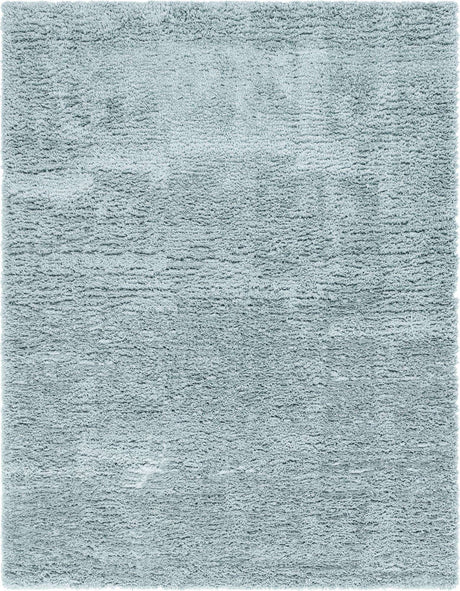Slate Blue 10' x 13' 1 Infinity Shag Rectangle Area Rug Thick Soft Touch Fluffy & Plush Shaggy Pile 100% Polypropylene With Jute Backing Solid Color Minimalist Carpet for Sale at Rug Engine