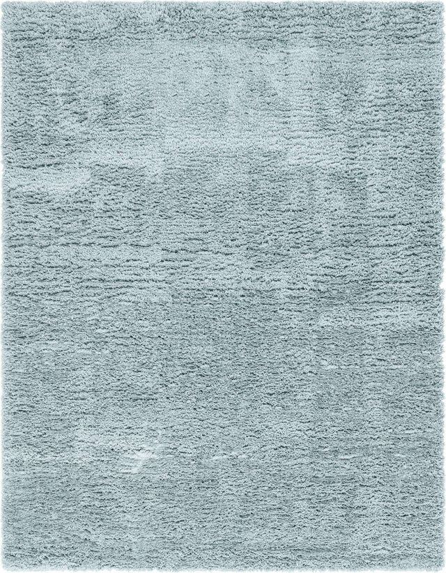 Slate Blue 10' x 13' 1 Infinity Shag Rectangle Area Rug Thick Soft Touch Fluffy & Plush Shaggy Pile 100% Polypropylene With Jute Backing Solid Color Minimalist Carpet for Sale at Rug Engine