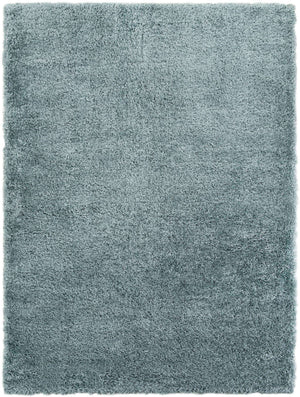 Slate Blue 9' x 12' Infinity Shag Rectangle Area Rug Thick Soft Touch Fluffy & Plush Shaggy Pile 100% Polypropylene With Jute Backing Solid Color Minimalist Carpet for Sale at Rug Engine