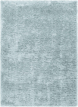 Slate Blue 8' x 11' Infinity Shag Rectangle Area Rug Thick Soft Touch Fluffy & Plush Shaggy Pile 100% Polypropylene With Jute Backing Solid Color Minimalist Carpet for Sale at Rug Engine