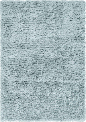 Slate Blue 7' 1 x 10' Infinity Shag Rectangle Area Rug Thick Soft Touch Fluffy & Plush Shaggy Pile 100% Polypropylene With Jute Backing Solid Color Minimalist Carpet for Sale at Rug Engine