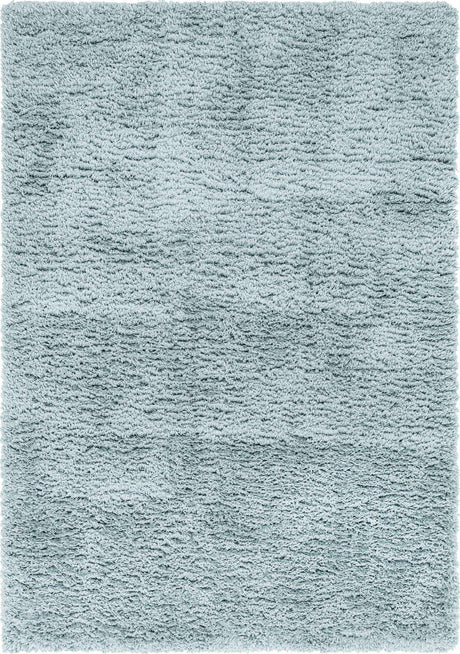 Slate Blue 7' 1 x 10' Infinity Shag Rectangle Area Rug Thick Soft Touch Fluffy & Plush Shaggy Pile 100% Polypropylene With Jute Backing Solid Color Minimalist Carpet for Sale at Rug Engine