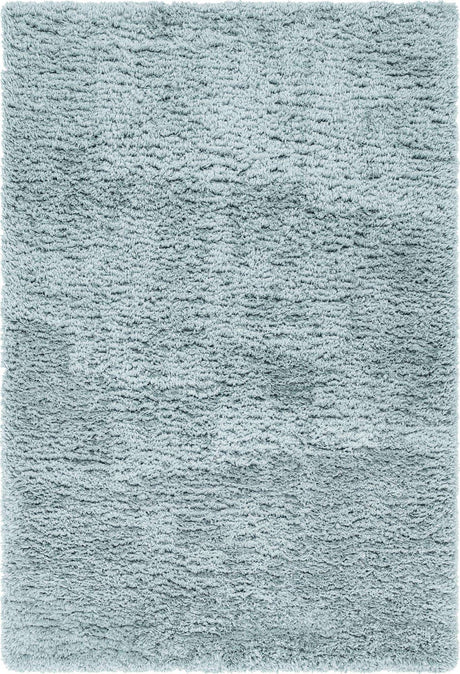 Slate Blue 6' 1 x 9' Infinity Shag Rectangle Area Rug Thick Soft Touch Fluffy & Plush Shaggy Pile 100% Polypropylene With Jute Backing Solid Color Minimalist Carpet for Sale at Rug Engine