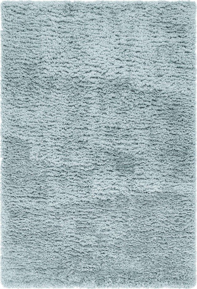 Slate Blue 6' 1 x 9' Infinity Shag Rectangle Area Rug Thick Soft Touch Fluffy & Plush Shaggy Pile 100% Polypropylene With Jute Backing Solid Color Minimalist Carpet for Sale at Rug Engine
