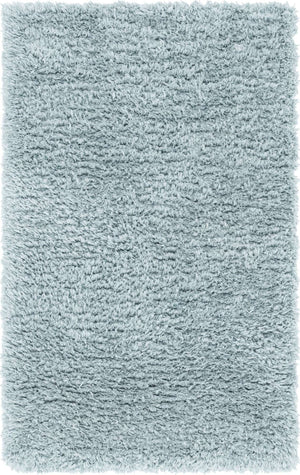 Slate Blue 3' 3 x 5' 3 Infinity Shag Rectangle Area Rug Thick Soft Touch Fluffy & Plush Shaggy Pile 100% Polypropylene With Jute Backing Solid Color Minimalist Carpet for Sale at Rug Engine