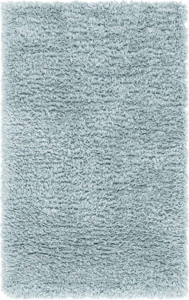 Slate Blue 3' 3 x 5' 3 Infinity Shag Rectangle Area Rug Thick Soft Touch Fluffy & Plush Shaggy Pile 100% Polypropylene With Jute Backing Solid Color Minimalist Carpet for Sale at Rug Engine