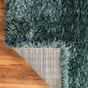Forest Green 3' 3 x 5' 3 Infinity Shag Rectangle Rug