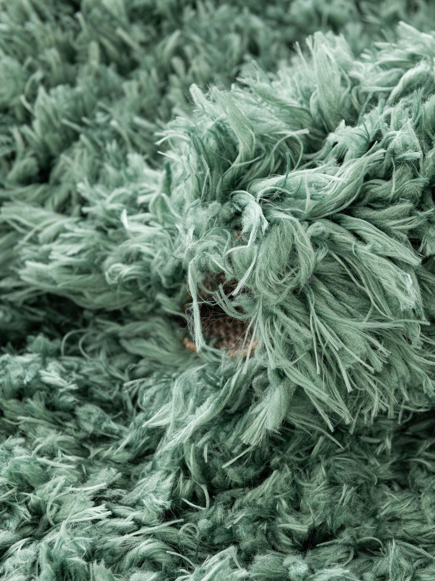 Forest Green 8' x 10' Infinity Shag Rectangle Area Rug Thick Soft Touch Fluffy & Plush Shaggy Pile 100% Polypropylene With Jute Backing Solid Color Minimalist Carpet for Sale at Rug Engine