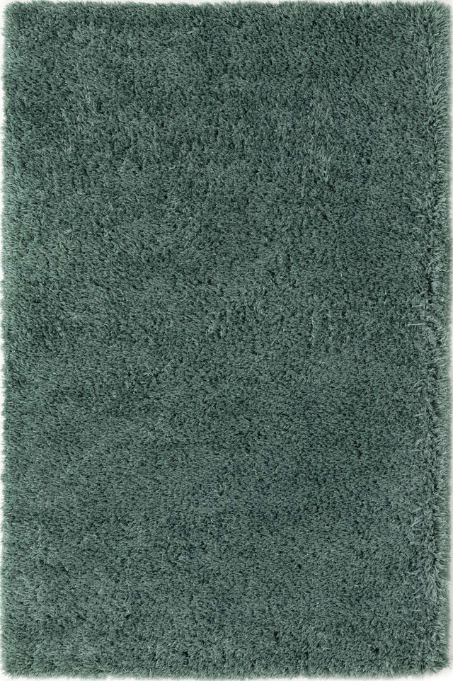 Forest Green 5' 1 x 8' Infinity Shag Rectangle Area Rug Thick Soft Touch Fluffy & Plush Shaggy Pile 100% Polypropylene With Jute Backing Solid Color Minimalist Carpet for Sale at Rug Engine
