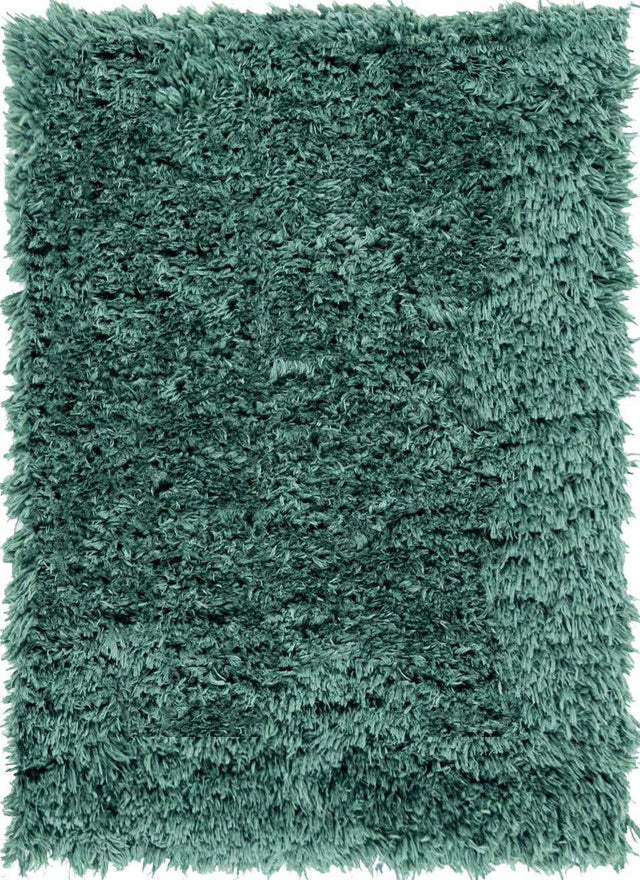 Forest Green 2' x 3' Infinity Shag Rectangle Area Rug Thick Soft Touch Fluffy & Plush Shaggy Pile 100% Polypropylene With Jute Backing Solid Color Minimalist Carpet for Sale at Rug Engine