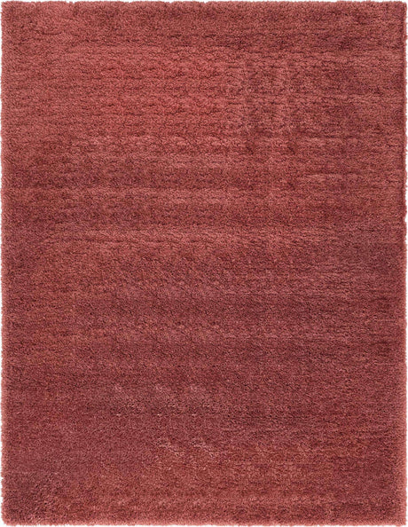 Vintage Rose 10' x 13' 1 Infinity Shag Rectangle Area Rug Thick Soft Touch Fluffy & Plush Shaggy Pile 100% Polypropylene With Jute Backing Solid Color Minimalist Carpet for Sale at Rug Engine