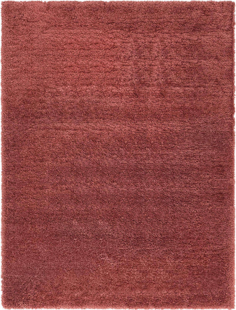 Vintage Rose 9' x 12' Infinity Shag Rectangle Area Rug Thick Soft Touch Fluffy & Plush Shaggy Pile 100% Polypropylene With Jute Backing Solid Color Minimalist Carpet for Sale at Rug Engine
